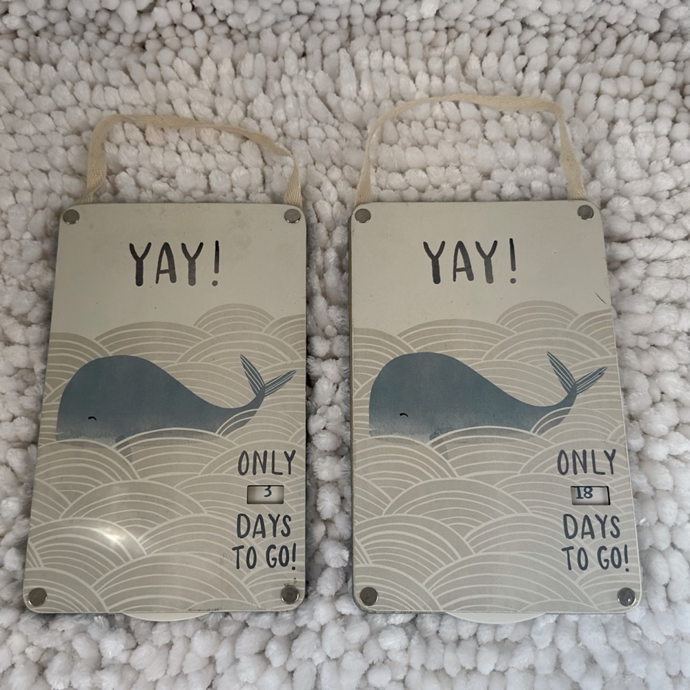 Primitives  Countdown Wall Decor
